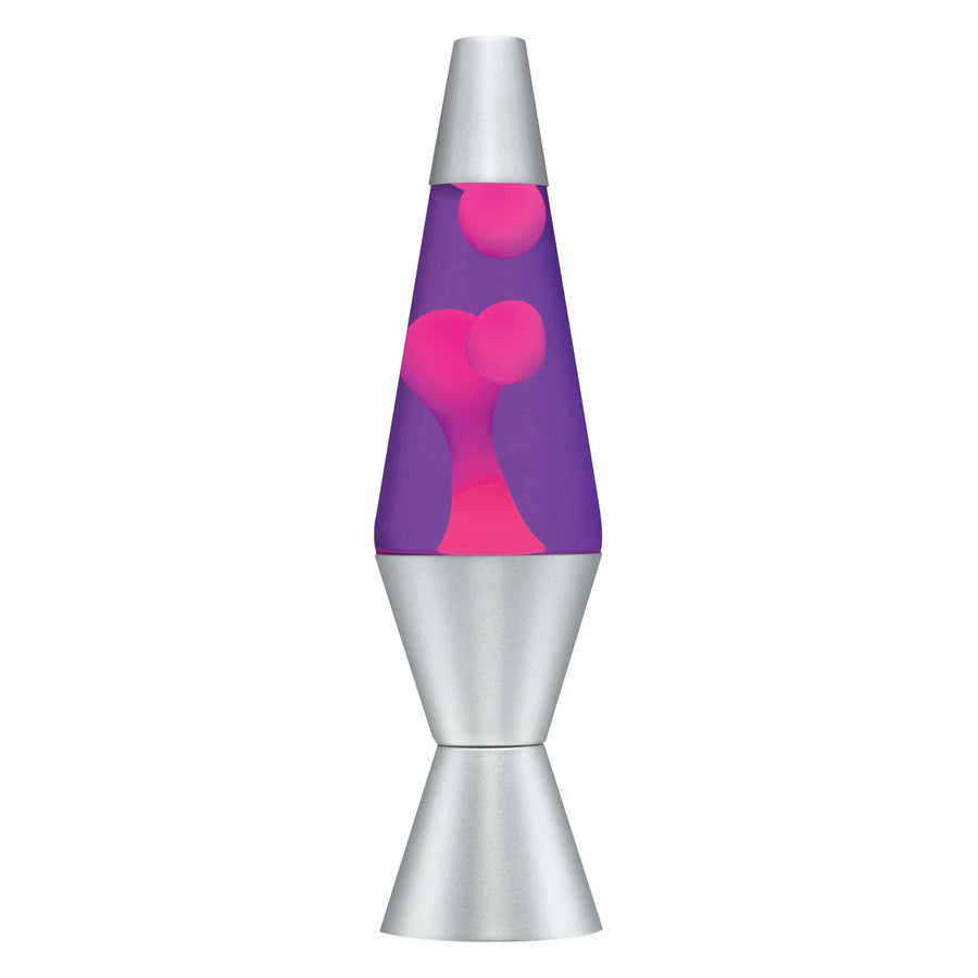 14.5” LAMP – PINK/PURPLE/SILVER Q8